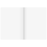 Notizbuch Premium FACT!plus Kladde | A4, unliniert, Gummizugverschluss, braun
